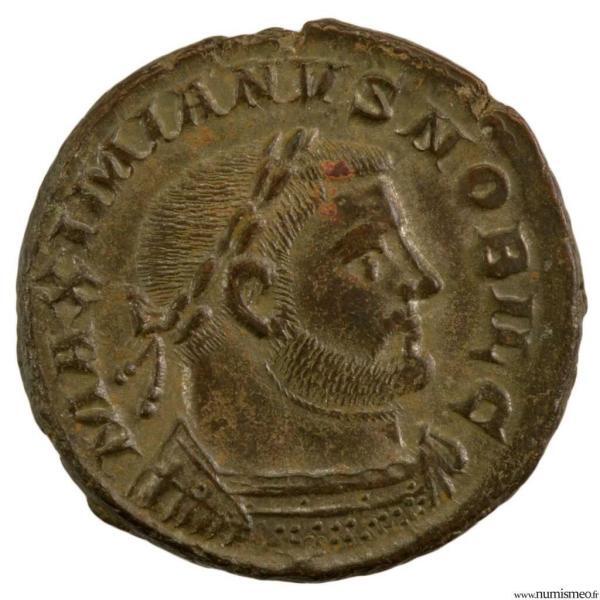 Galere Maximien follis frappé à Trêves