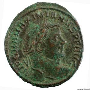 Maximien Hercule follis frappé à Siscia