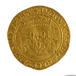 Louis XII écu d'or au porc épic frappé à Lyon