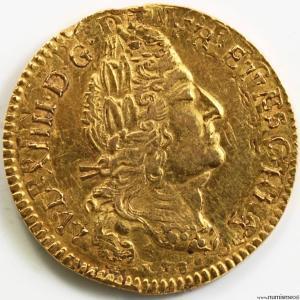 Louis XIV Louis aux 4L pour Bourges réformé sur une dopia de Savoie