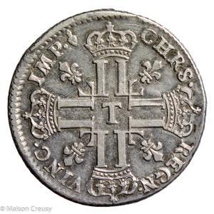 Louis XV petit louis d’argent 1720 Nantes