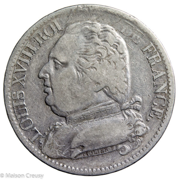 LouisXVIII5francs1815MA
