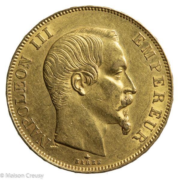 Nap III 50 francs 1858 BB