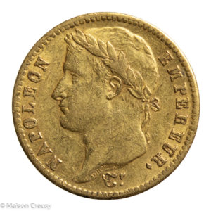 Nap I 20 francs 1814 Paris