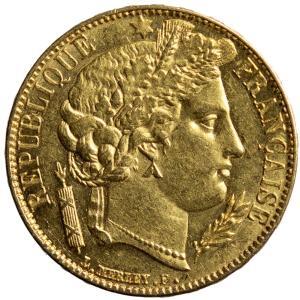20 francs 1850