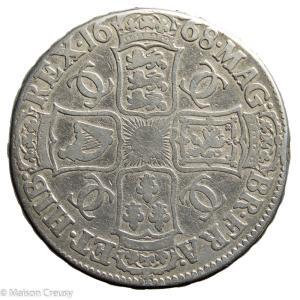 Grande Bretagne Charles II Crown 1668