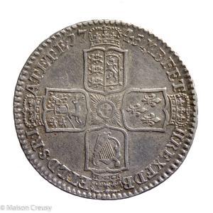 Grande Bretagne George II Demi Crown 1745 LIMA