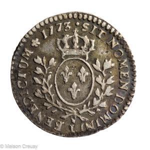 Louis XV 1/20ème d’écu vieille tête 1773 Bayonne