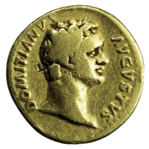 Domitien aureus revers GERMANICUS