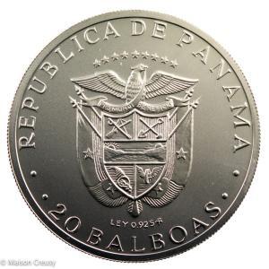 République du Panama 20 balboas 1974 finition matte