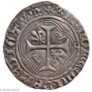 Charles VII Blanc à la couronne Toulouse