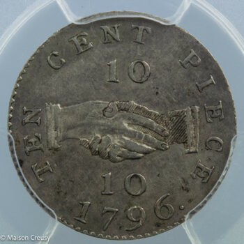 Etr-SierraLeone10cents1796-PCGSAU53-1