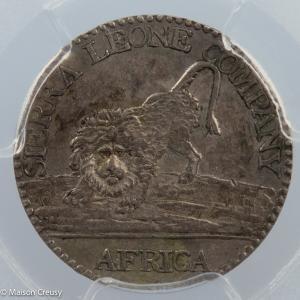 Sierra Leone 10 cents 1796 PCGS AU53