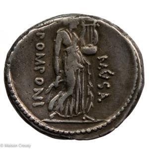 Pomponia denier Terpsichore muse de la danse