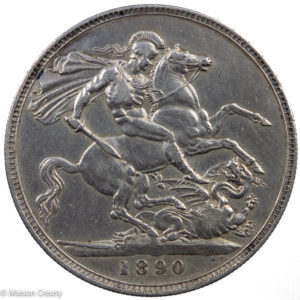 Grande Bretagne Victoria Crown 1890