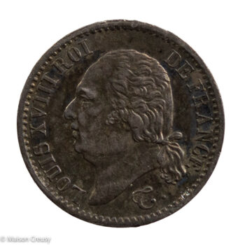 MoArg-LouisXVIIIQuartFranc1824M-1