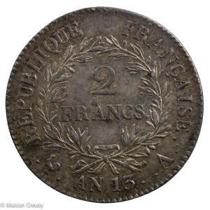 Napoleon I AR 2 francs An 13 Paris