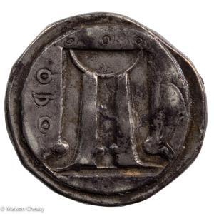 Bruttium Crotone Tridrachme