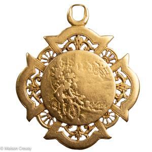 Gold medal world record cycling 50 km Bordigoni