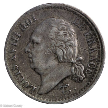 Mod-LouisXVIIIQuartFranc1819W-G352-1