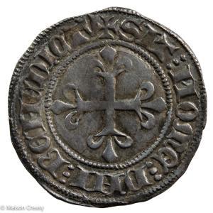 Charles VI gros au lis frappé à Tournai