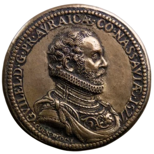 Médaille de Guillaume le taciturne 1577 par Conrad Bloc