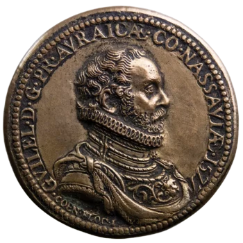 Médaille de Guillaume le taciturne 1577 par Conrad Bloc