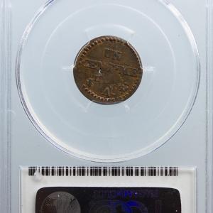 Mint Error Directoire 1 centime An 7 Paris PCGS AU55
