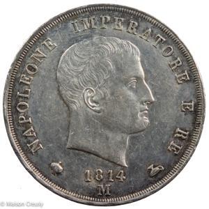 Napo-Italie5lire1814M-LMN860-1