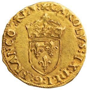 RoyOr-CharlesIXEcuOr1565Limoges-Dy1057-1