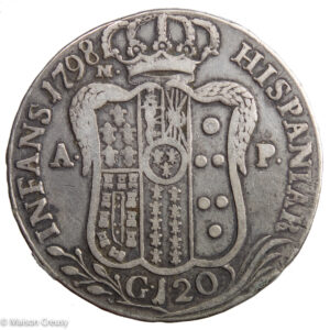 Naples Ferdinand IV 120 Grana 1798