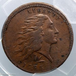 USA cent 1793 XF40
