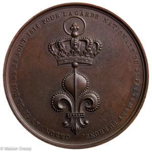 Louis XVIII AE Medal Ordre du Lys by Gayrard