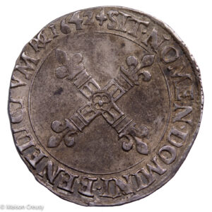Louis XIII Quart écu 1642 Montpellier