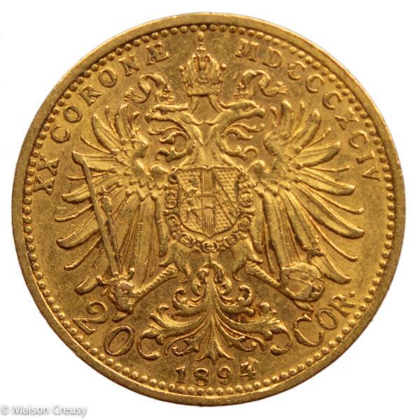 Autriche 20 couronnes 1894