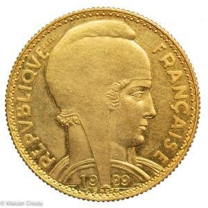 Third republic 10 francs 1929 essai by Bazor