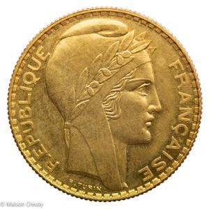 Third Republic 10 francs 1929 essai by Turin