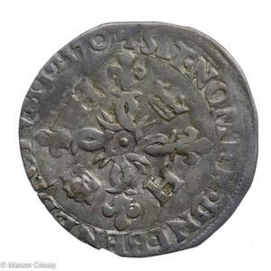 Henri II Douzain aux croissants frappé à Moulins