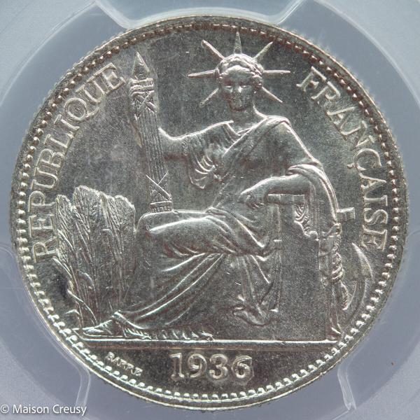 ColFr-Indochine50Cent1936-MS65-1