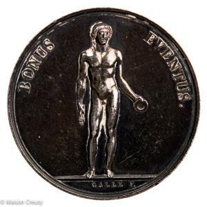 Napoleon Landing at Frejus 1799 AR medal by Galle and Denon