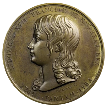 Louis XVIII AE medal 1795