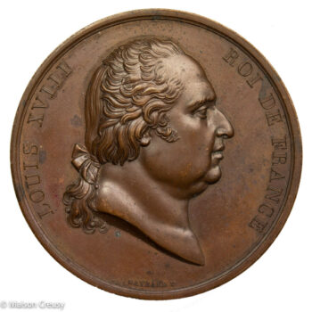 Med-LouisXVIIIMedailleBzArtsUtiles-1