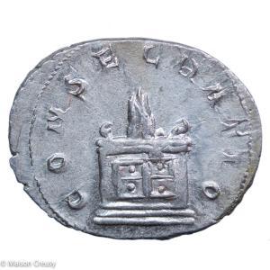 Auguste antoninien frappé sous Trajan Dèce à Rome en 250