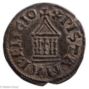 CAROLINGIANS Louis le Pieux AR Denier Class 3 Dax