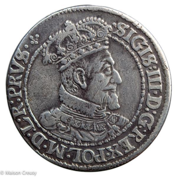 Poland Danzig Sigismund III Ort 1621 SB