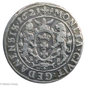 Pologne Dantzig Sigismond III Ort 1621 SB
