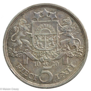 Lettonie 5 lati 1929