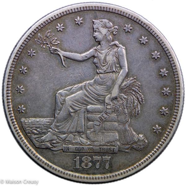 USA Trade Dollar 1877 San Francisco
