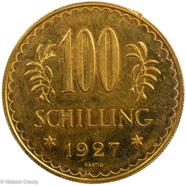 Austria AV 100 schilling 1927