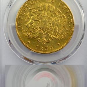 Chili 8 escudos 1839 So-IJ